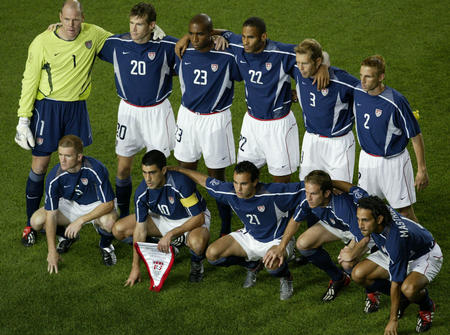 Lineup USA against Germany